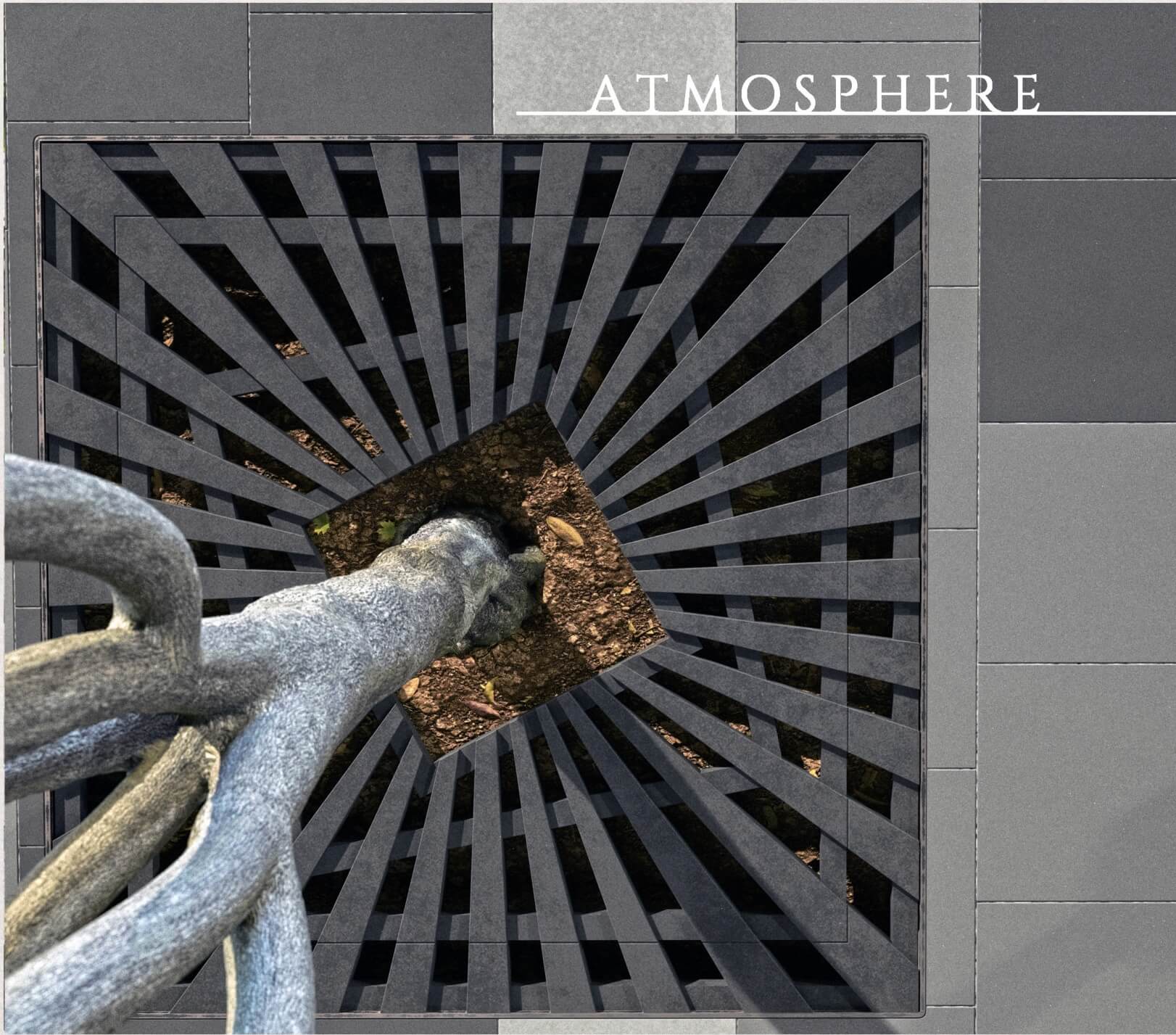 Приствольная решетка для дерева ZKING ATMOSPHERE 1.2х1.2м Черная в Михайловске фото