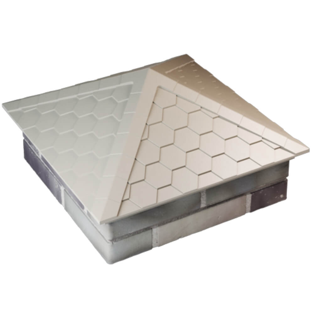 Колпак Zking Эверест Бежевый на столб 2х2 кирпича (535х535мм) Михайловск фото