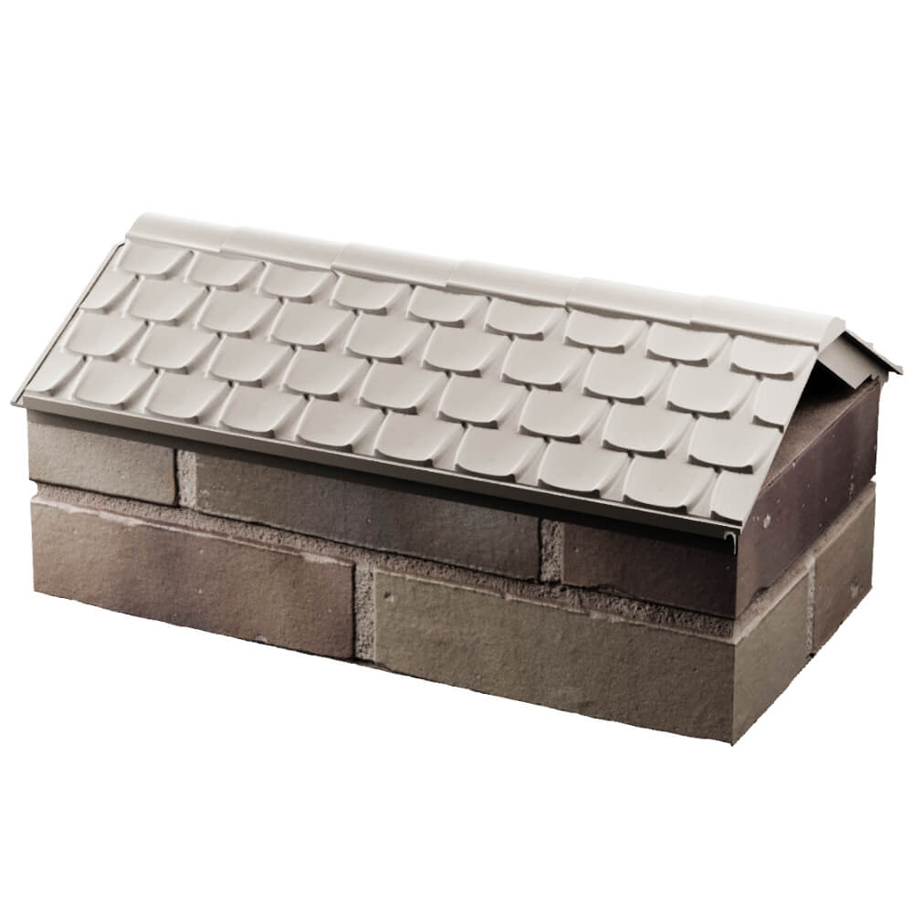 Парапет Zking Эльбрус Бежевый с посадкой на 1 кирпич (255мм) в Михайловске фото