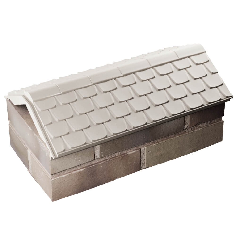 Парапет Zking Эльбрус Бежевый с посадкой на 1 кирпич (255мм) в Михайловске фото