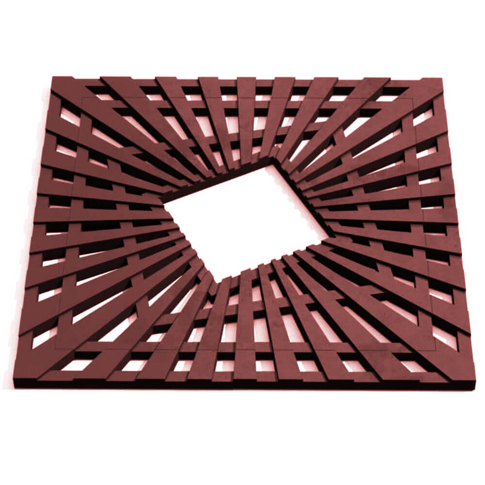 Приствольная решетка для дерева ZKING ATMOSPHERE 1.2х1.2м Коричневая Михайловск фото