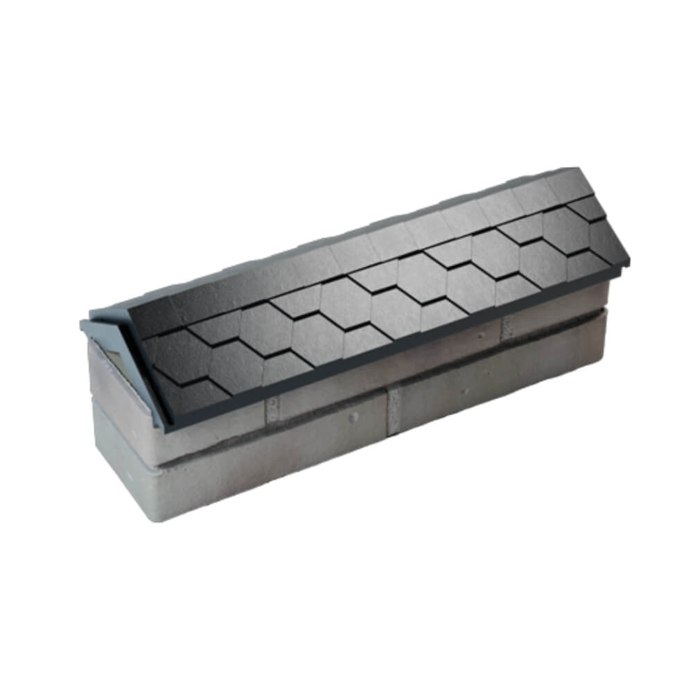 Парапет Zking Эверест Черный с посадкой на 0.5 кирпича (130мм) в Михайловске фото