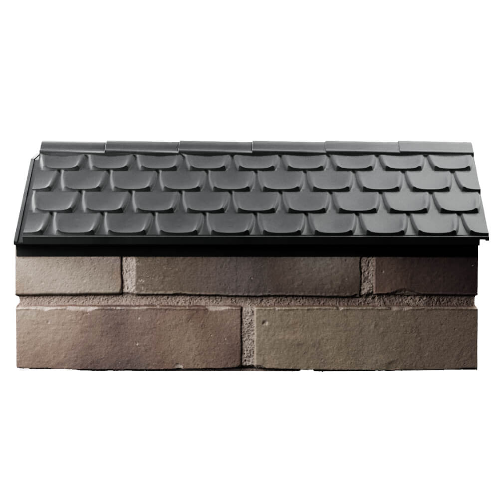 Парапет Zking Эльбрус Серый с посадкой на 1 кирпич (255мм) в Михайловске фото