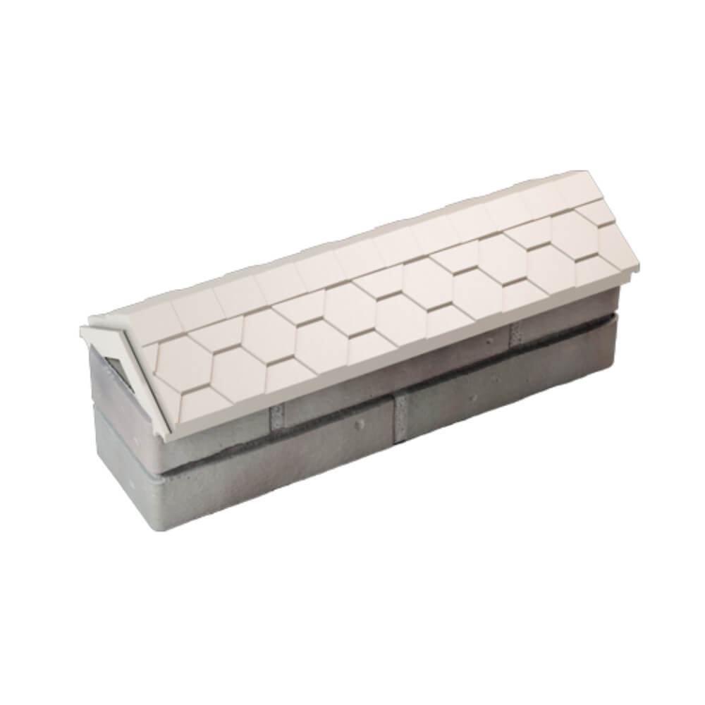 Парапет Zking Эверест Бежевый с посадкой на 0.5 кирпича (130мм) в Михайловске фото