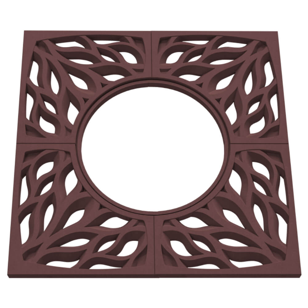 Приствольная решетка для дерева ZKING CRUST 1.2х1.2м Коричневая в Михайловске фото