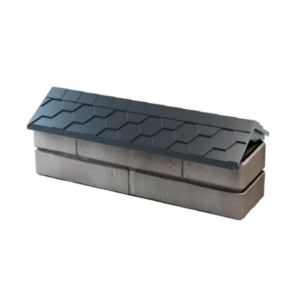 Парапет Zking Эверест Серый с посадкой на 0.5 кирпича (130мм) в Михайловске фото