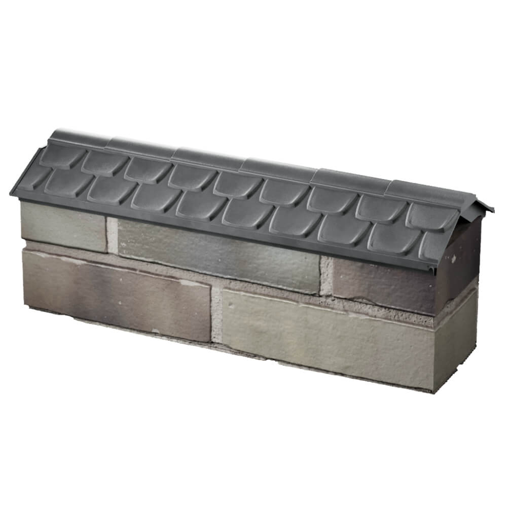 Парапет Zking Эльбрус Серый с посадкой на 0.5 кирпича (130мм) в Михайловске фото