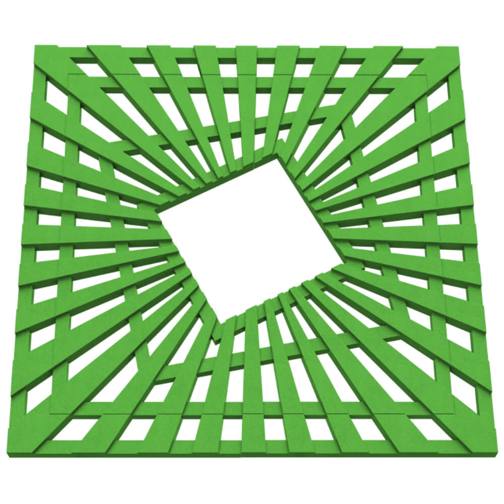 Приствольная решетка для дерева ZKING ATMOSPHERE 1.2х1.2м Зеленая в Михайловске фото