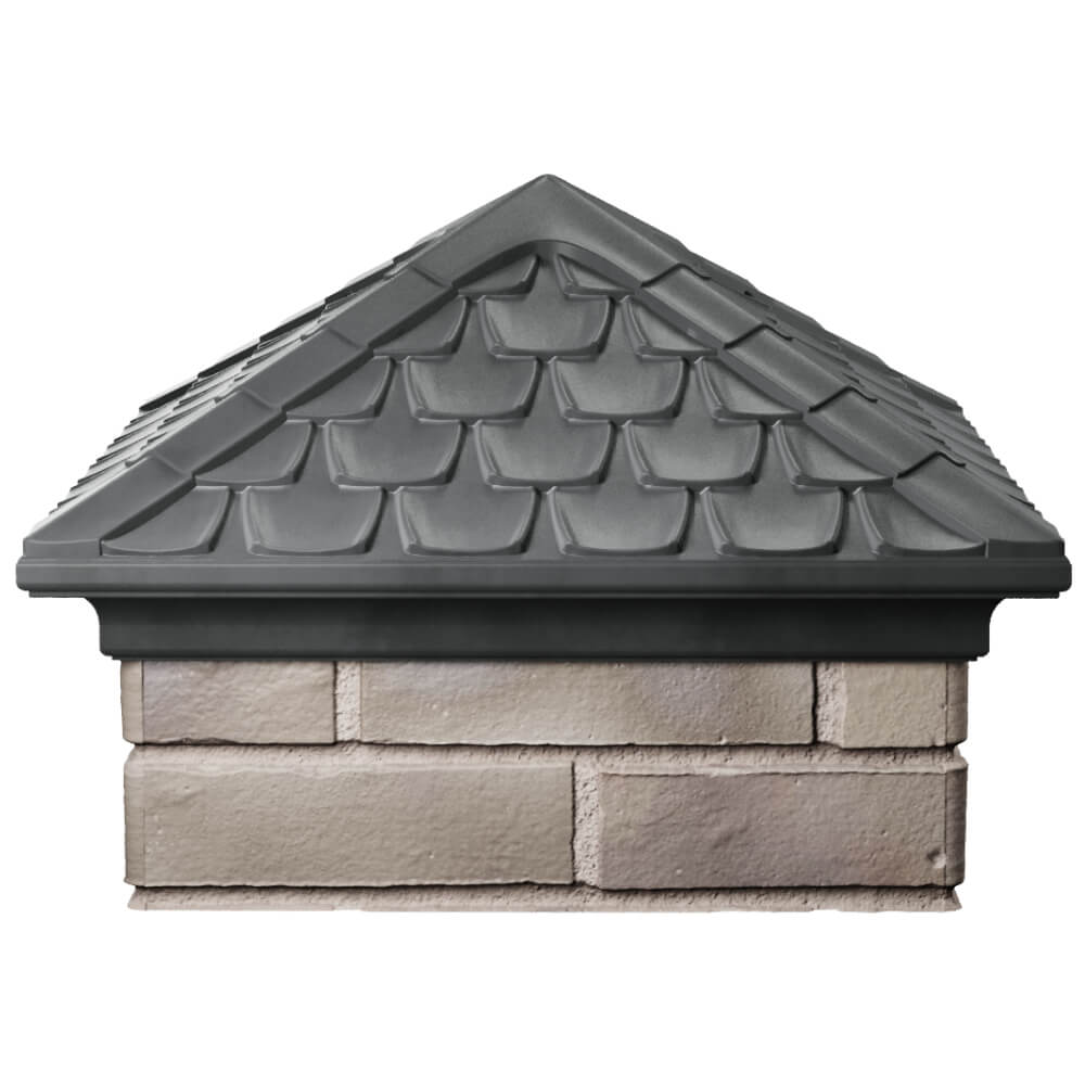 Колпак Zking Эльбрус Серый на столб 1.5х1.5 кирпича (385х385мм) Михайловск фото