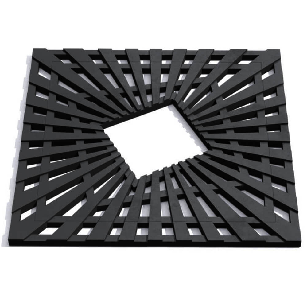 Приствольная решетка для дерева ZKING ATMOSPHERE 1.2х1.2м Черная Михайловск фото