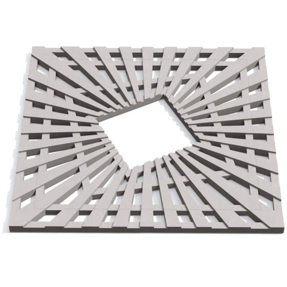 Приствольная решетка для дерева ZKING ATMOSPHERE 1.2х1.2м Бежевая Михайловск фото