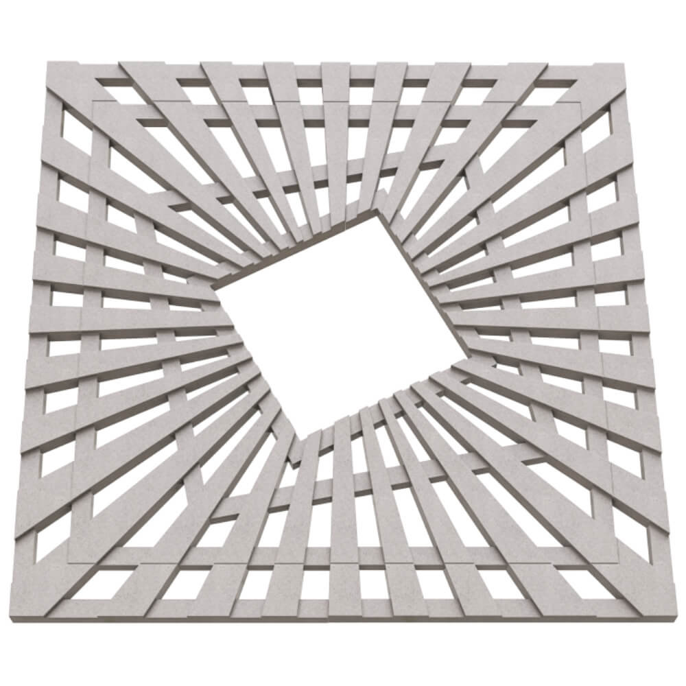 Приствольная решетка для дерева ZKING ATMOSPHERE 1.2х1.2м Бежевая в Михайловске фото