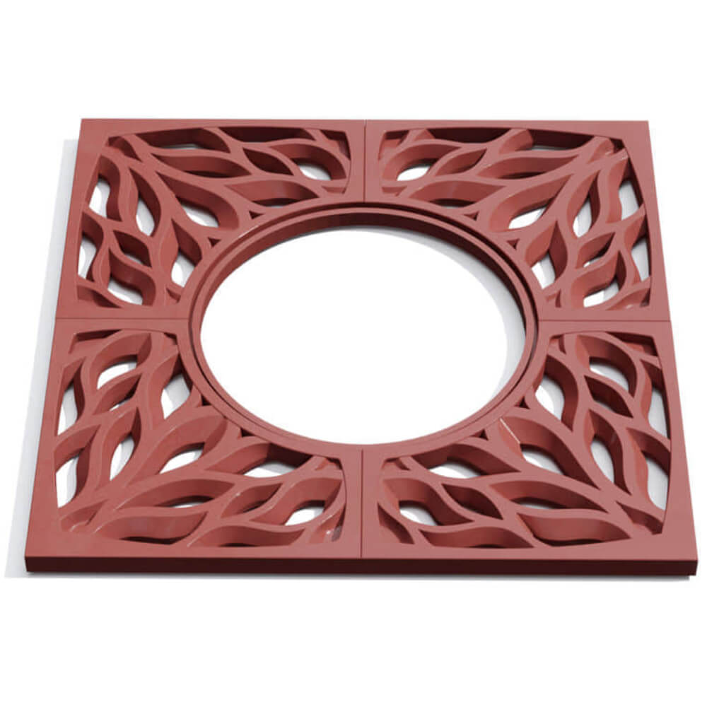 Приствольная решетка для дерева ZKING CRUST 1.2х1.2м Красная Михайловск фото