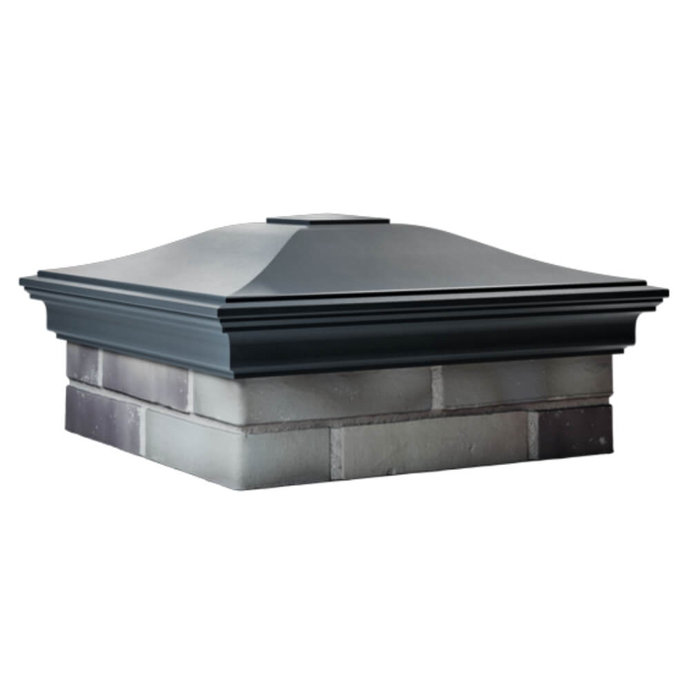 Колпак Zking Монблан Серый на столб 2х2 кирпича (515х515мм)