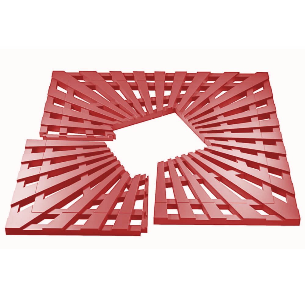 Приствольная решетка для дерева ZKING ATMOSPHERE 1.2х1.2м Красная в Михайловске фото