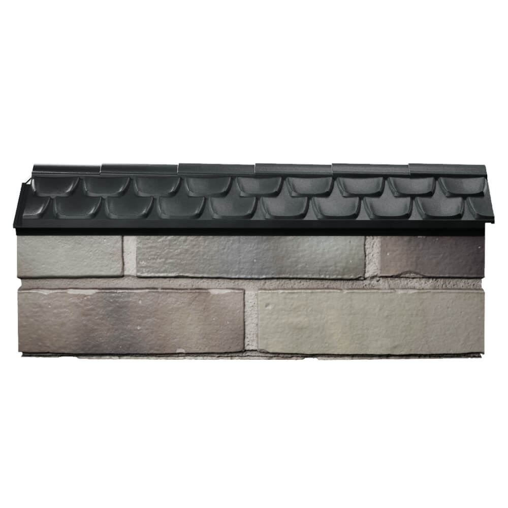 Парапет Zking Эльбрус Черный с посадкой на 0.5 кирпича (130мм) в Михайловске фото