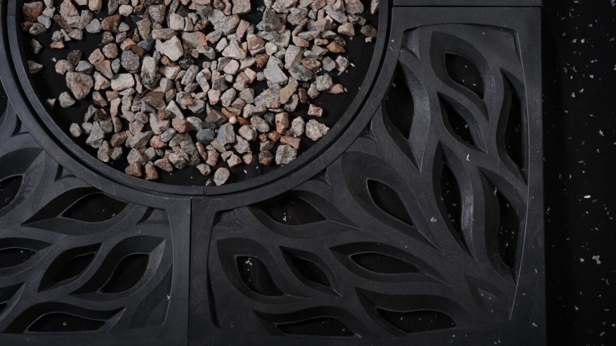 Приствольная решетка для дерева ZKING CRUST 1.2х1.2м Черная в Михайловске фото