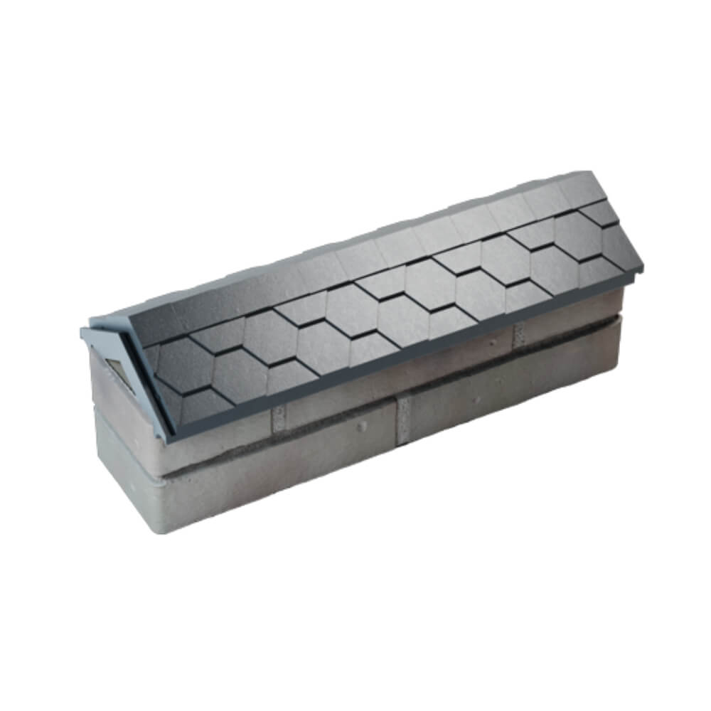 Парапет Zking Эверест Серый с посадкой на 0.5 кирпича (130мм) в Михайловске фото